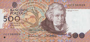 Portugal, 500 Escudo, P180d Sign.2