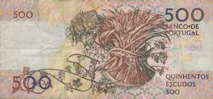 Portugal, 500 Escudo, P180f Sign.2