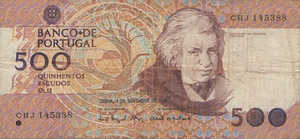 Portugal, 500 Escudo, P180f Sign.3