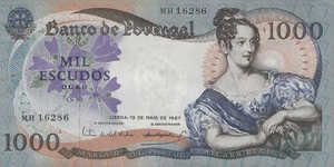 Portugal, 1,000 Escudo, P172a Sign.1