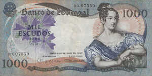 Portugal, 1,000 Escudo, P172a Sign.2