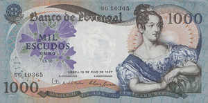 Portugal, 1,000 Escudo, P172a Sign.3