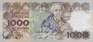 Portugal, 1,000 Escudo, P181d Sign.1