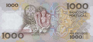 Portugal, 1,000 Escudo, P181j Sign.3