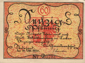 Germany, 60 Pfennig, 1259.1c