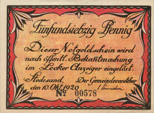 Germany, 75 Pfennig, 1259.1c