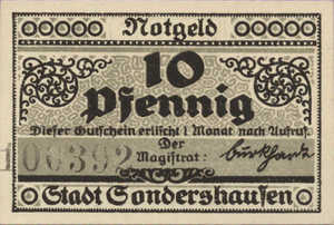 Germany, 10 Pfennig, 1241.3