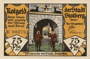 Germany, 75 Pfennig, 1273.2f