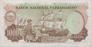 Portuguese India, 1,000 Escudo, P46