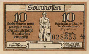 Germany, 10 Pfennig, 1236.1a