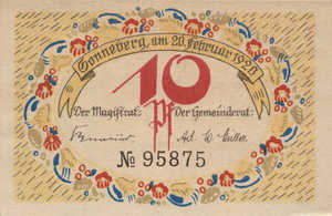 Germany, 10 Pfennig, S88.4a