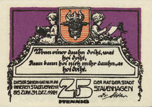Germany, 25 Pfennig, 1257.2