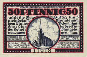 Germany, 50 Pfennig, S93.1b