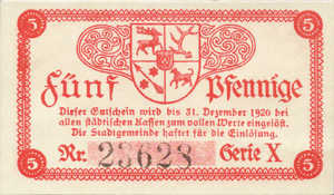 Germany, 5 Pfennig, S90.4