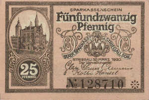 Germany, 25 Pfennig, S124.4