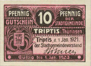 Germany, 10 Pfennig, T28.3b