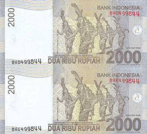 Indonesia, 2,000 Rupiah, 1689d