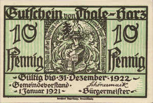 Germany, 10 Pfennig, 1320.1