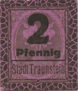Germany, 2 Pfennig, T16.8b