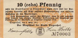 Germany, 10 Pfennig, T10.1e