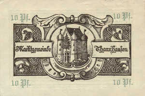 Germany, 10 Pfennig, T8.1a