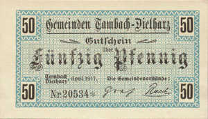 Germany, 50 Pfennig, T1.2a