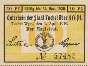 Germany, 10 Pfennig, T29.8a