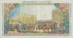 French Antilles, 5 New Franc, P4a
