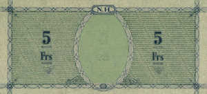New Hebrides, 5 Franc, P1, 706b, 1701b