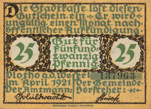 Germany, 25 Pfennig, 1366.1a