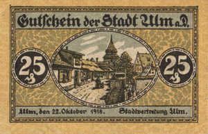 Germany, 25 Pfennig, U6.1a