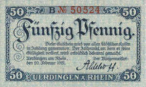 Germany, 50 Pfennig, U4.3b