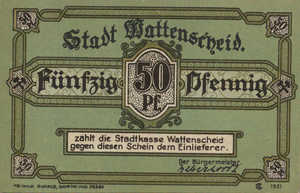 Germany, 50 Pfennig, 1385.1