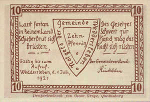 Germany, 10 Pfennig, 1386.2a