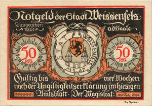 Germany, 50 Pfennig, 1403.2