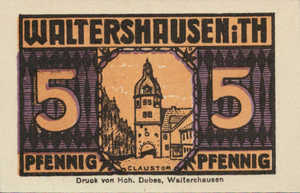 Germany, 5 Pfennig, 1374.1