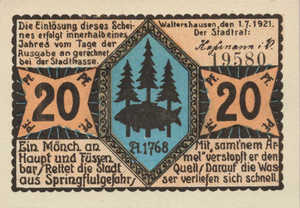 Germany, 20 Pfennig, 1374.1