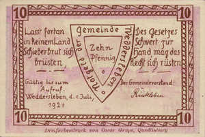Germany, 10 Pfennig, 1386.2a