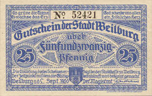 Germany, 25 Pfennig, W19.5b