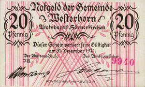 Germany, 20 Pfennig, 1414.1