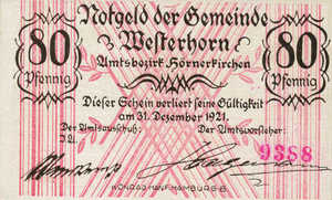 Germany, 80 Pfennig, 1414.1