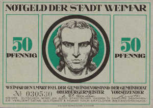 Germany, 50 Pfennig, 1398.4a