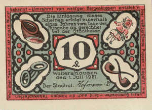 Germany, 10 Pfennig, 1374.1