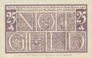 Germany, 25 Pfennig, 1371.9