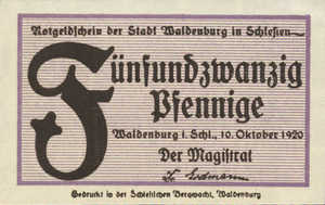 Germany, 25 Pfennig, 1371.9