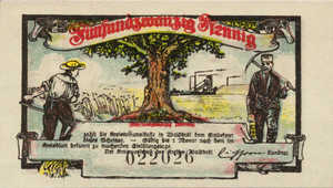 Germany, 25 Pfennig, 1370.1