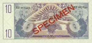Netherlands New Guinea, 10 Gulden, P14s