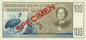 Netherlands New Guinea, 100 Gulden, P16s