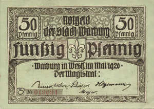 Germany, 50 Pfennig, W12.2b