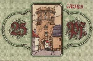 Germany, 25 Pfennig, W66.3b
